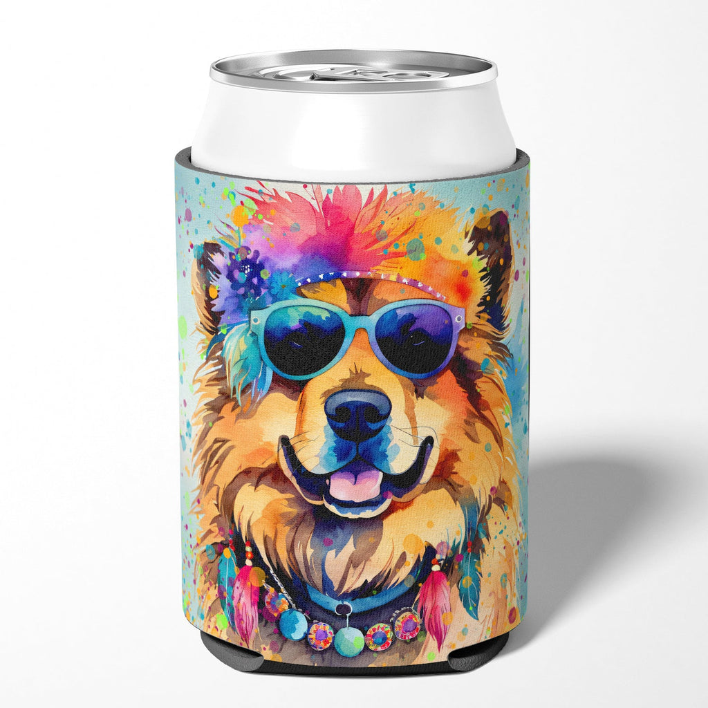 Chow Chow Hippie Dawg Can or Bottle Hugger Cooler Sleeve for Standard 12 oz Cans, Insulated Foam Beer & Soda Can Hugger Reusable