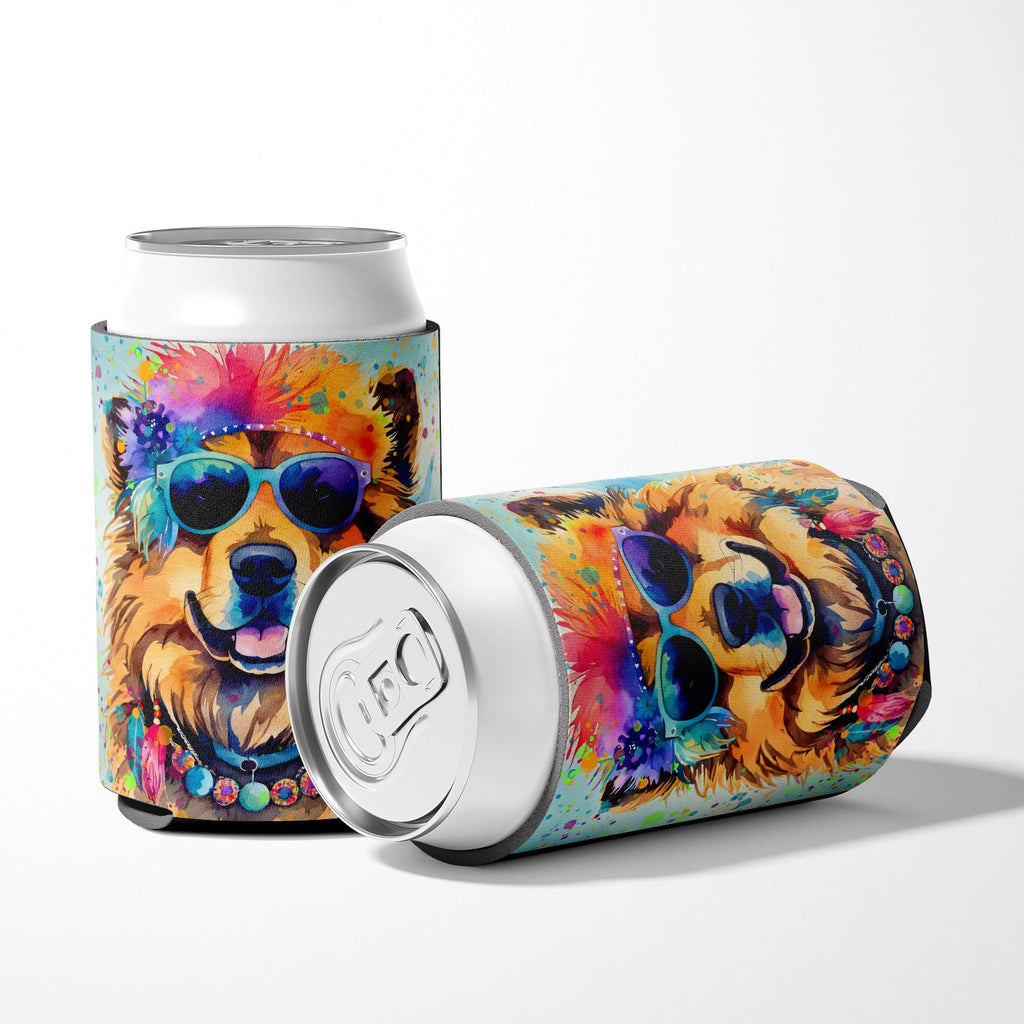 Chow Chow Hippie Dawg Can or Bottle Hugger Cooler Sleeve for Standard 12 oz Cans, Insulated Foam Beer & Soda Can Hugger Reusable