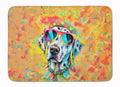 Dalmatian Hippie Dawg Memory Foam Kitchen Mat Machine Washable Anti-Fatigue Cushion Comfort Bath or Kitchen Rug