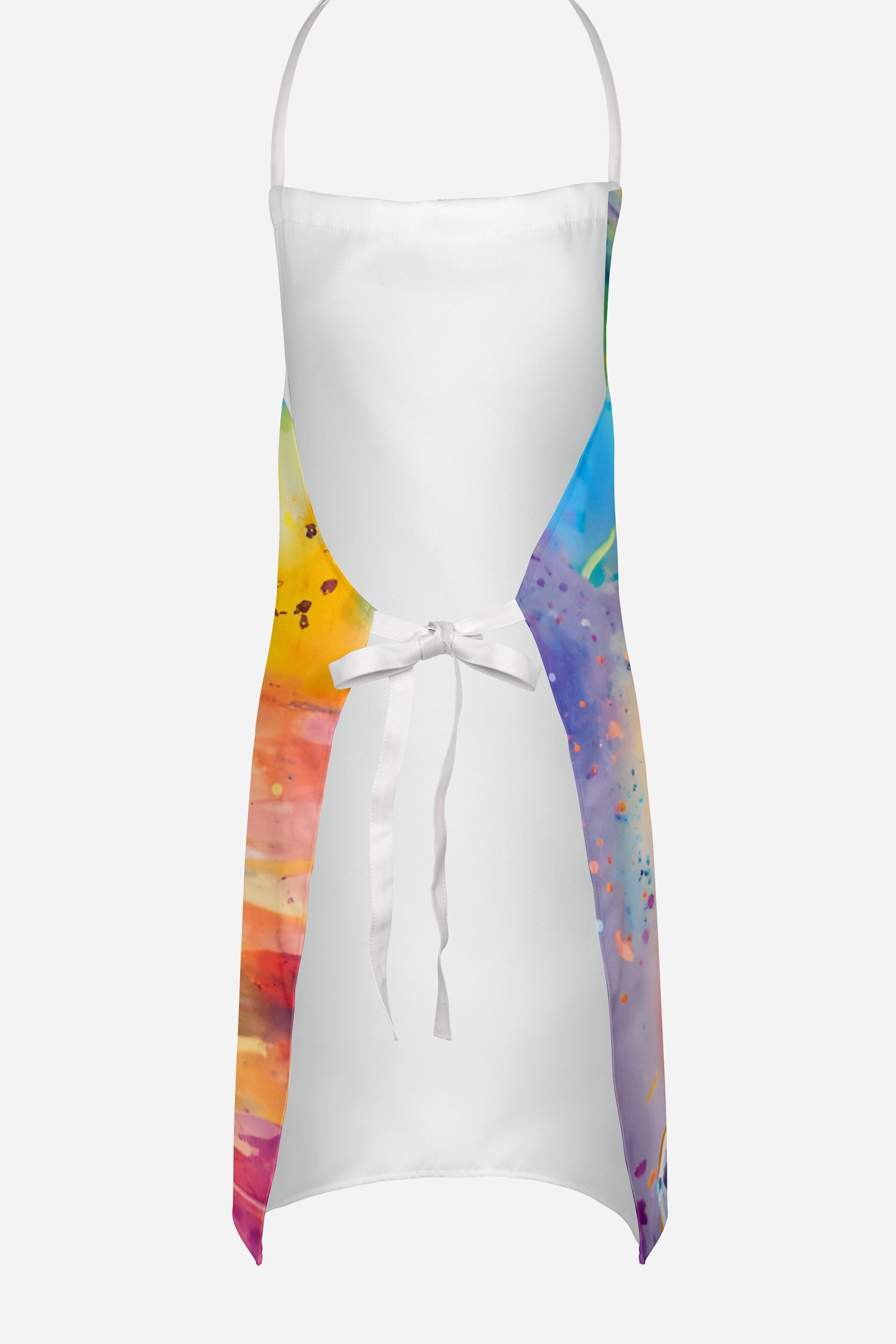 Dalmatian Hippie Dawg Apron Cooking Kitchen Server Baking Crafts Gardening for Adult Women Men, Unisex, Large, Multicolor