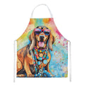 Doberman Pinscher Hippie Dawg Apron Cooking Kitchen Server Baking Crafts Gardening for Adult Women Men, Unisex, Large, Multicolor