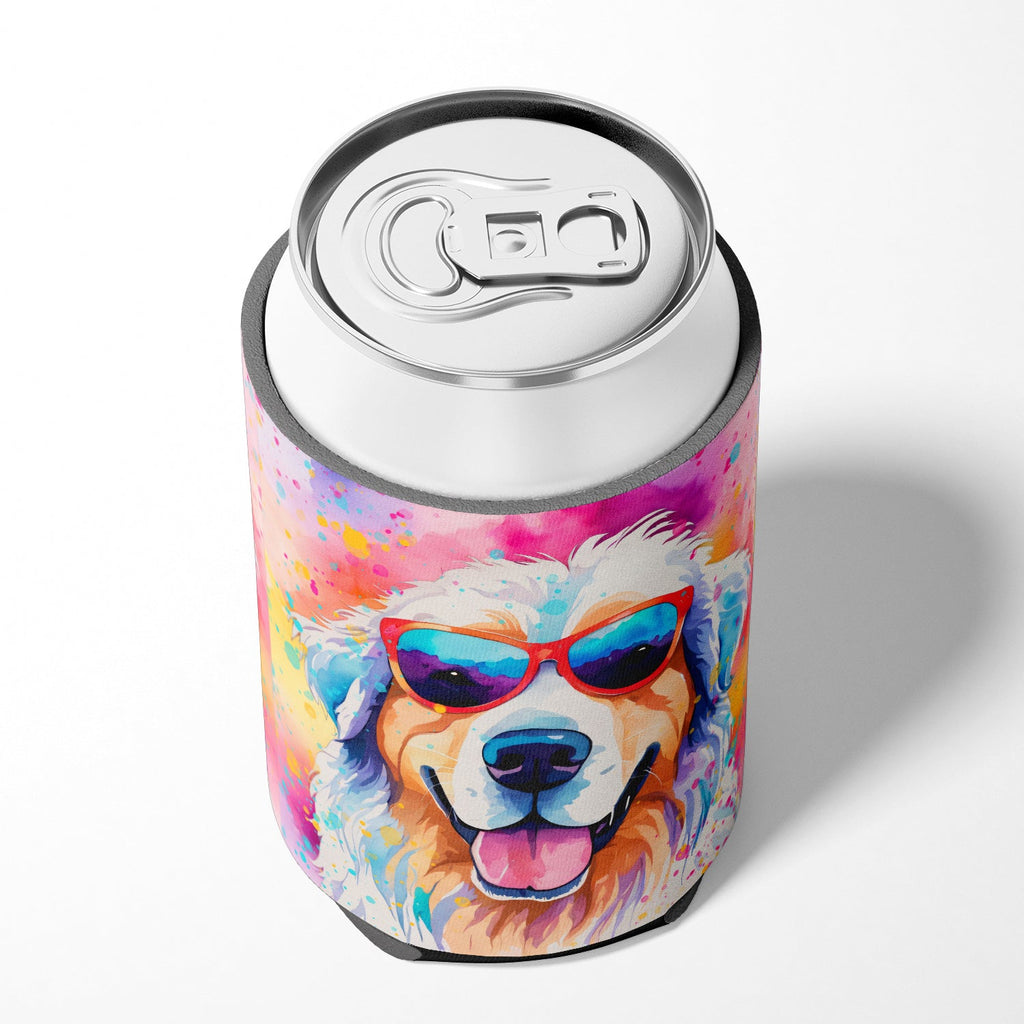 Great Pyrenees Hippie Dawg Can or Bottle Hugger Cooler Sleeve for Standard 12 oz Cans, Insulated Foam Beer & Soda Can Hugger Reusable