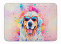 Great Pyrenees Hippie Dawg Memory Foam Kitchen Mat Machine Washable Anti-Fatigue Cushion Comfort Bath or Kitchen Rug