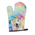 Great Pyrenees Hippie Dawg Oven Mitt Heat Resistant Thick Oven Mitt for Hot Pans and Oven, Kitchen Mitt Protect Hands, Cooking Baking Glove