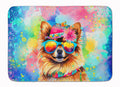 Pomeranian Hippie Dawg Memory Foam Kitchen Mat Machine Washable Anti-Fatigue Cushion Comfort Bath or Kitchen Rug