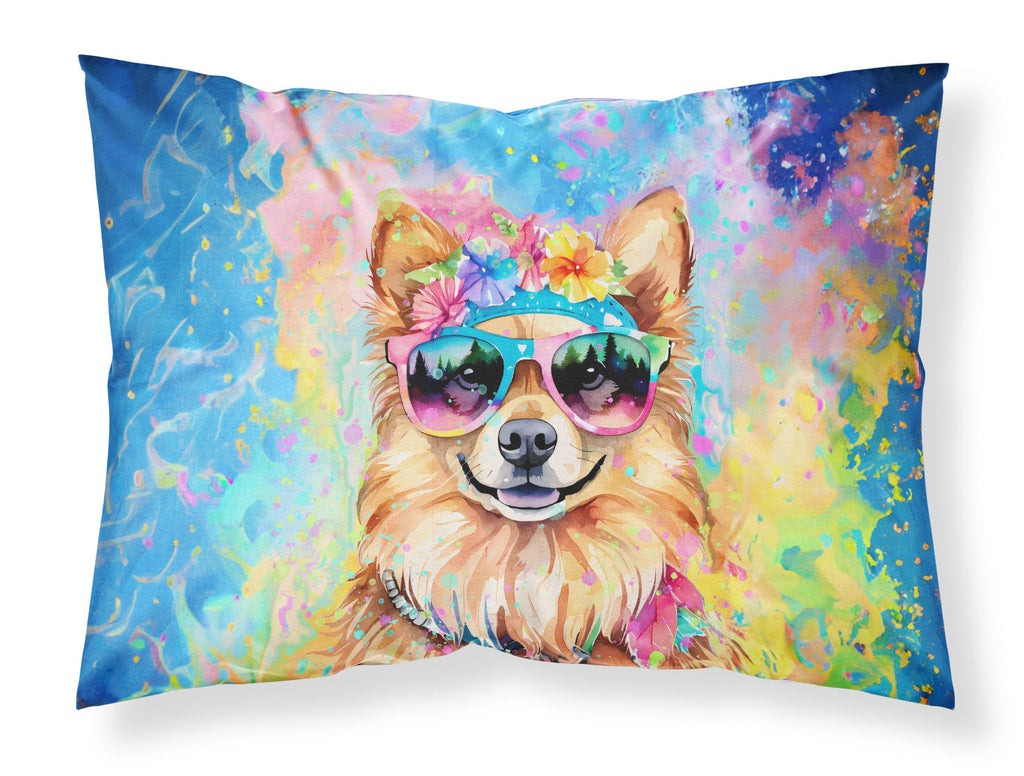 Pomeranian Hippie Dawg Standard Pillowcase Lightweight Super Soft Easy Care Decorative Artwork Pillowcase, Standard
