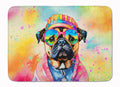 Pug Hippie Dawg Memory Foam Kitchen Mat Machine Washable Anti-Fatigue Cushion Comfort Bath or Kitchen Rug