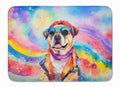 Pug Hippie Dawg Memory Foam Kitchen Mat Machine Washable Anti-Fatigue Cushion Comfort Bath or Kitchen Rug