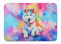 Samoyed Hippie Dawg Memory Foam Kitchen Mat Machine Washable Anti-Fatigue Cushion Comfort Bath or Kitchen Rug