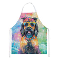 Scottish Terrier Hippie Dawg Apron Cooking Kitchen Server Baking Crafts Gardening for Adult Women Men, Unisex, Large, Multicolor