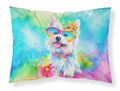 Westie Hippie Dawg Standard Pillowcase Lightweight Super Soft Easy Care Decorative Artwork Pillowcase, Standard