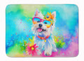 Westie Hippie Dawg Memory Foam Kitchen Mat Machine Washable Anti-Fatigue Cushion Comfort Bath or Kitchen Rug