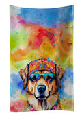 Hippie Dawg Kitchen Towel Velour Plush Front and Cotton Loop Back Machine Washable