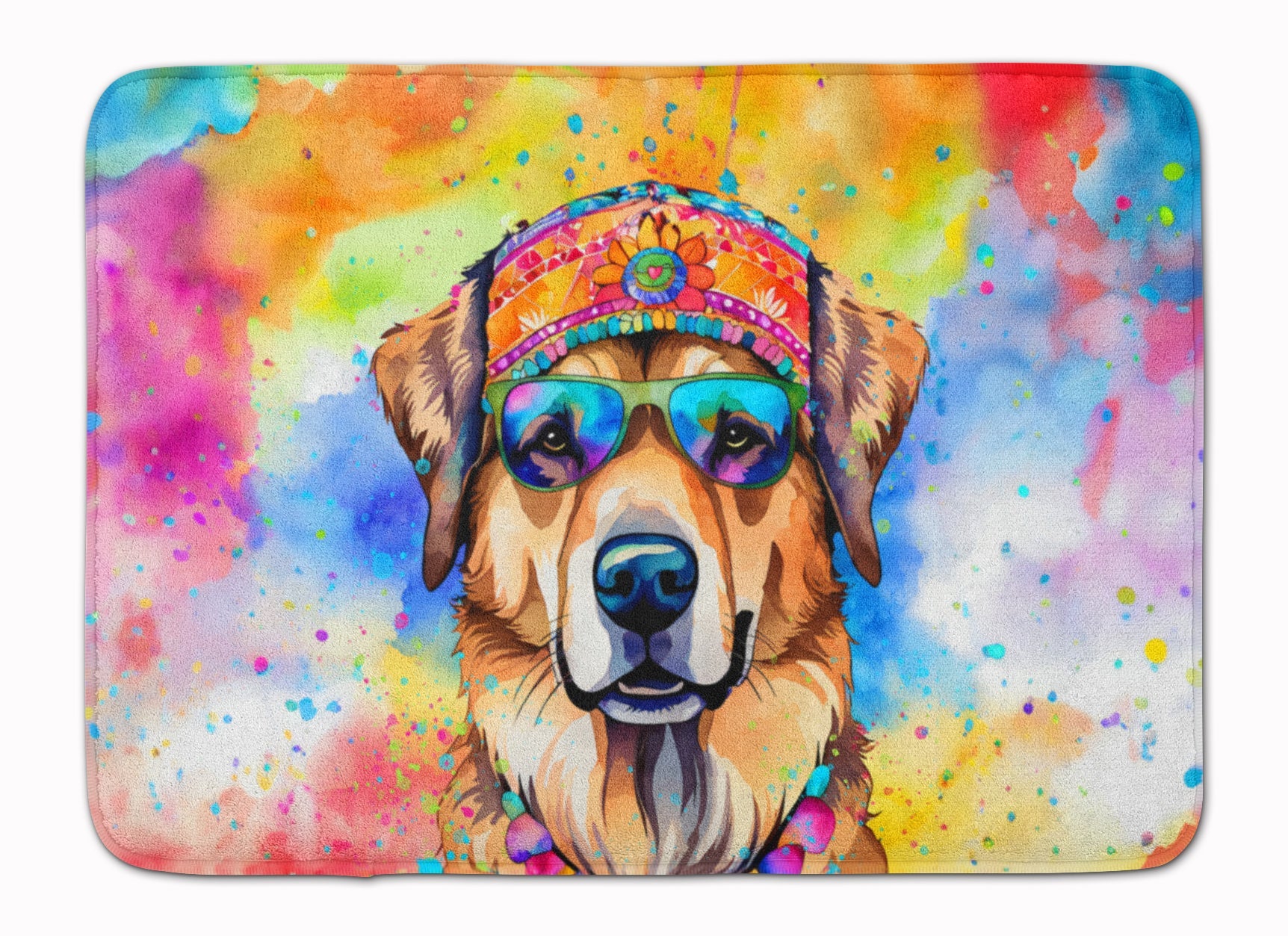 Hippie Dawg Memory Foam Kitchen Mat Machine Washable Anti-Fatigue Cushion Comfort Bath or Kitchen Rug