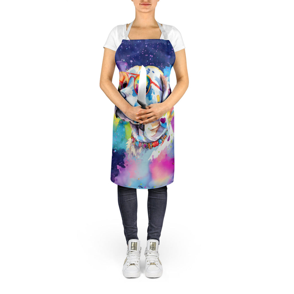 Hippie Dawg Apron Cooking Kitchen Server Baking Crafts Gardening for Adult Women Men, Unisex, Large, Multicolor