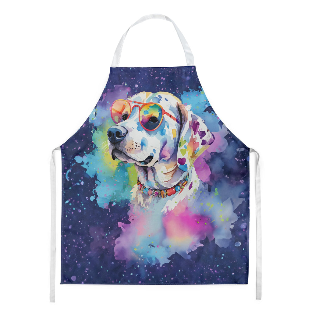 Hippie Dawg Apron Cooking Kitchen Server Baking Crafts Gardening for Adult Women Men, Unisex, Large, Multicolor