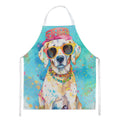 Hippie Dawg Apron Cooking Kitchen Server Baking Crafts Gardening for Adult Women Men, Unisex, Large, Multicolor