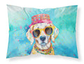 Hippie Dawg Standard Pillowcase Lightweight Super Soft Easy Care Decorative Artwork Pillowcase, Standard