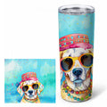 Hippie Dawg Stainless Steel Skinny Tumbler 20 oz Vacuum Double Walled Reusable Insulated Travel Cup