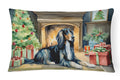 Afghan Hound Cozy Christmas Decorative Throw Pillow 12x16 Indoor Outdoor Accent Cushion, Fabric Cover with Insert for Sofa, Bed, Porch & Living Room