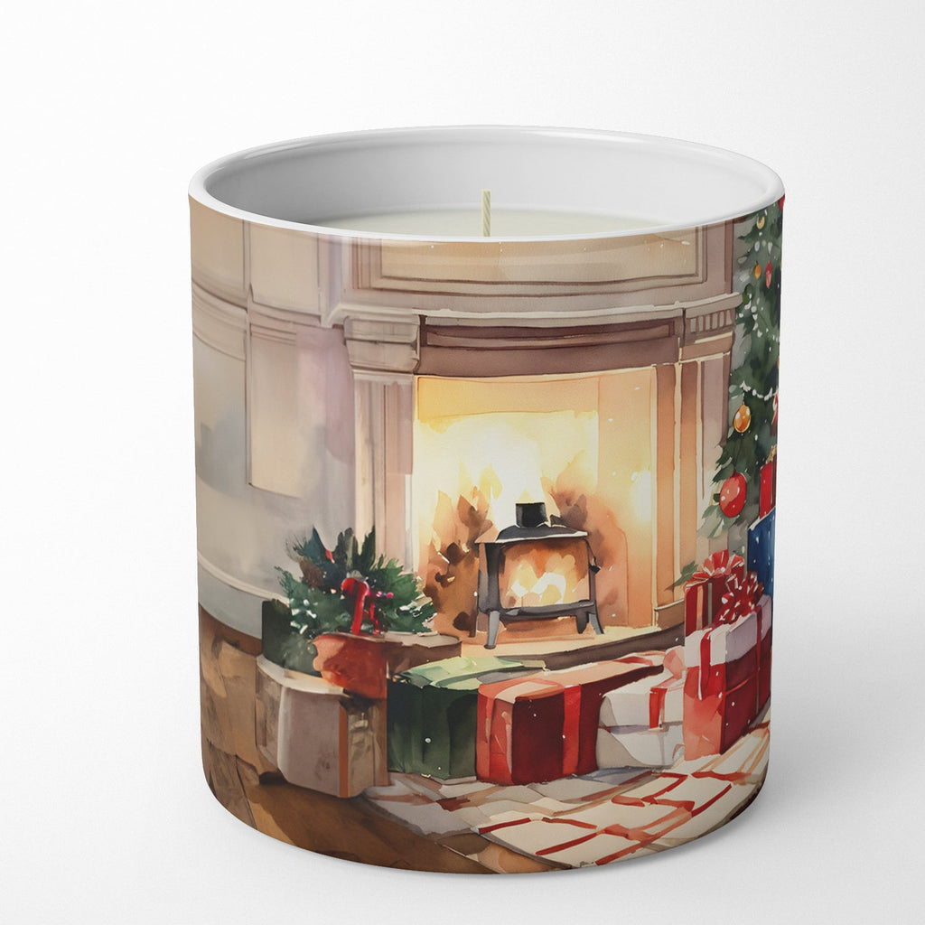 Akita Cozy Christmas Decorative Soy Candle Nature Soy Wax Essential Oil Home Decor Ideal for Bedroom Kitchen Bath Office Gift, 10 oz
