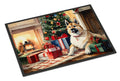 Akita Cozy Christmas Doormat Indoor Outdoor 18H X 27W Front Door Mat Rugs for Entryway, Non Slip Washable