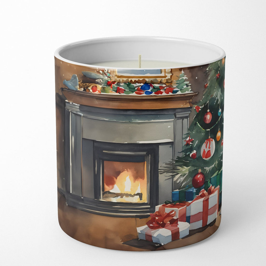 American Eskimo Cozy Christmas Decorative Soy Candle Nature Soy Wax Essential Oil Home Decor Ideal for Bedroom Kitchen Bath Office Gift, 10 oz