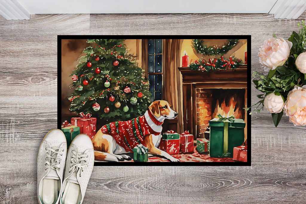 American Foxhound Cozy Christmas Doormat Indoor Outdoor 18H X 27W Front Door Mat Rugs for Entryway, Non Slip Washable