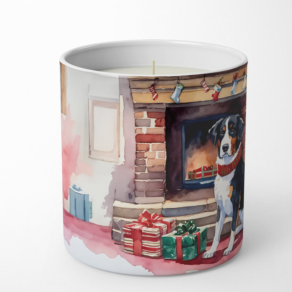 Appenzeller Sennenhund Cozy Christmas Decorative Soy Candle Nature Soy Wax Essential Oil Home Decor Ideal for Bedroom Kitchen Bath Office Gift, 10 oz
