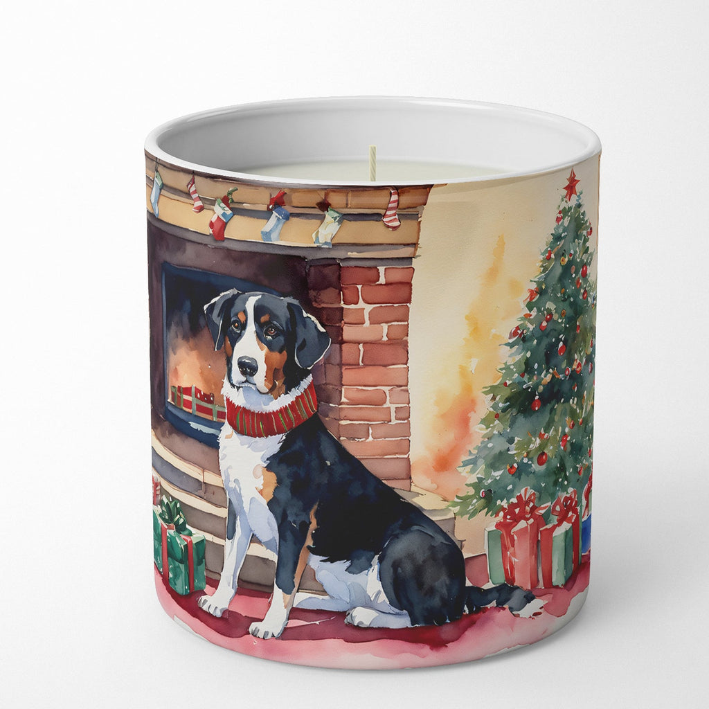 Appenzeller Sennenhund Cozy Christmas Decorative Soy Candle Nature Soy Wax Essential Oil Home Decor Ideal for Bedroom Kitchen Bath Office Gift, 10 oz