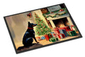 Australian Kelpie Cozy Christmas Doormat Indoor Outdoor 18H X 27W Front Door Mat Rugs for Entryway, Non Slip Washable
