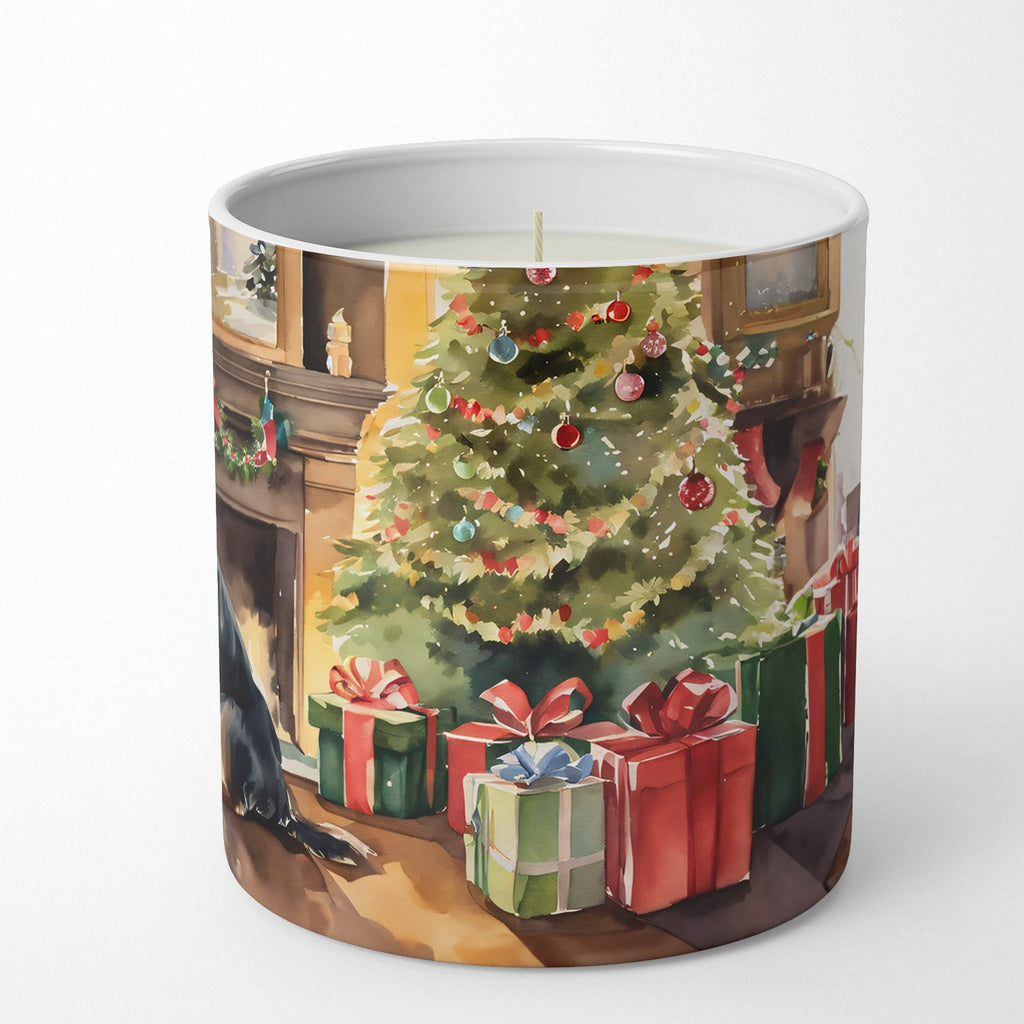 Australian Terrier Cozy Christmas Decorative Soy Candle Nature Soy Wax Essential Oil Home Decor Ideal for Bedroom Kitchen Bath Office Gift, 10 oz