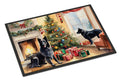 Belgian Sheepdog Cozy Christmas Doormat Indoor Outdoor 24H X 36W Front Door Mat Rugs for Entryway, Non Slip Washable Low Pile,
