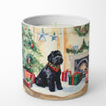 Black Russian Terrier Cozy Christmas Decorative Soy Candle Nature Soy Wax Essential Oil Home Decor Ideal for Bedroom Kitchen Bath Office Gift, 10 oz