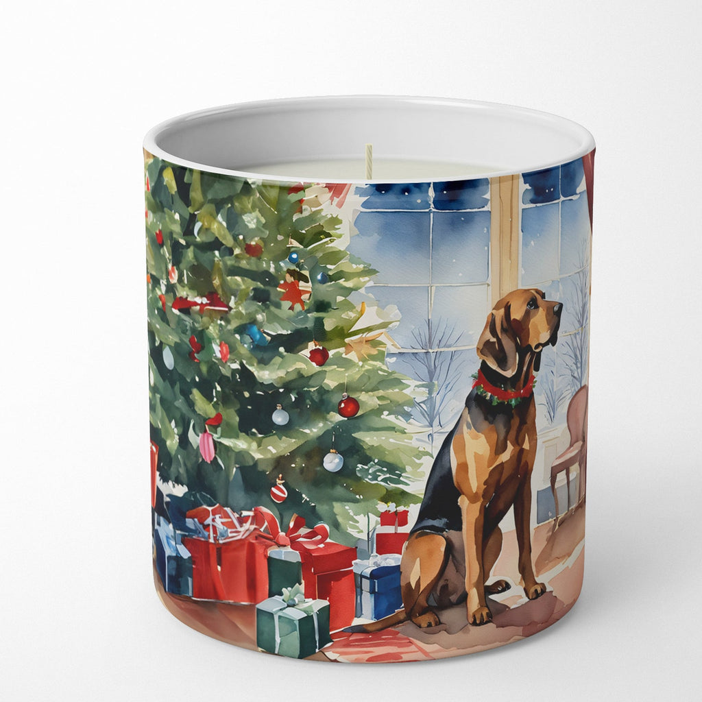 Bloodhound Cozy Christmas Decorative Soy Candle Nature Soy Wax Essential Oil Home Decor Ideal for Bedroom Kitchen Bath Office Gift, 10 oz