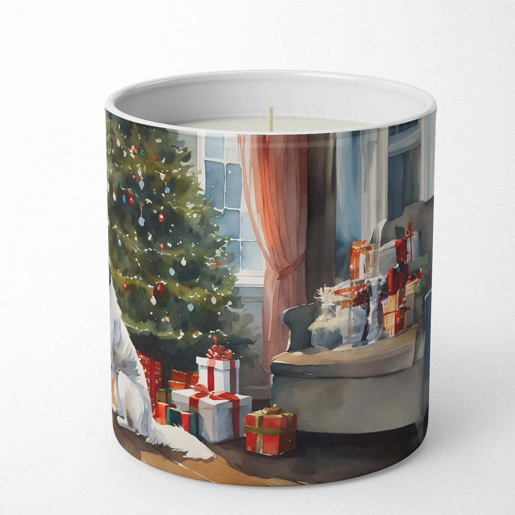 Borzoi Cozy Christmas Decorative Soy Candle Nature Soy Wax Essential Oil Home Decor Ideal for Bedroom Kitchen Bath Office Gift, 10 oz