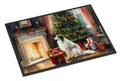 Borzoi Cozy Christmas Doormat Indoor Outdoor 24H X 36W Front Door Mat Rugs for Entryway, Non Slip Washable Low Pile,