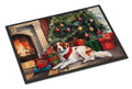Brittany Cozy Christmas Doormat Indoor Outdoor 18H X 27W Front Door Mat Rugs for Entryway, Non Slip Washable
