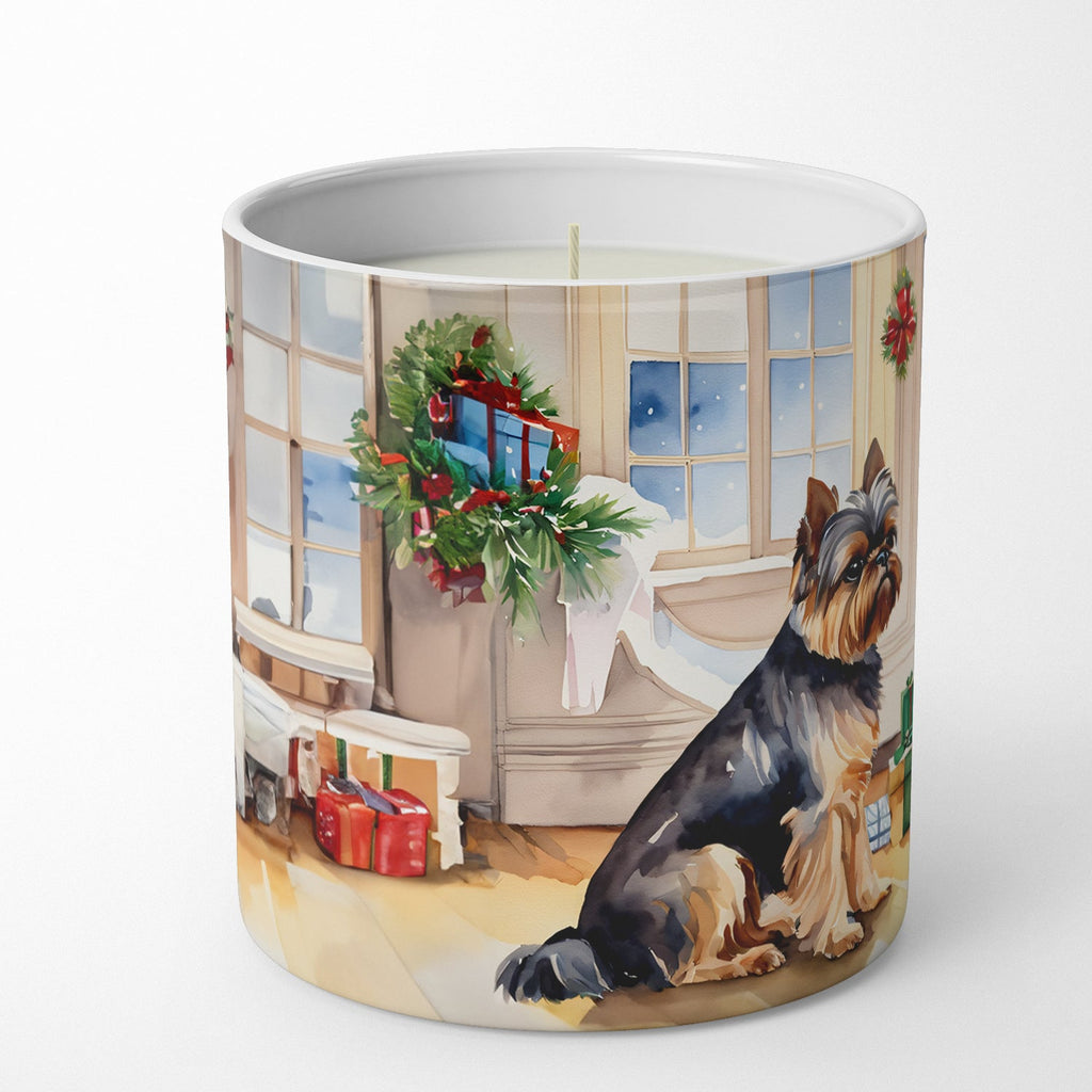 Brussels Griffon Cozy Christmas Decorative Soy Candle Nature Soy Wax Essential Oil Home Decor Ideal for Bedroom Kitchen Bath Office Gift, 10 oz