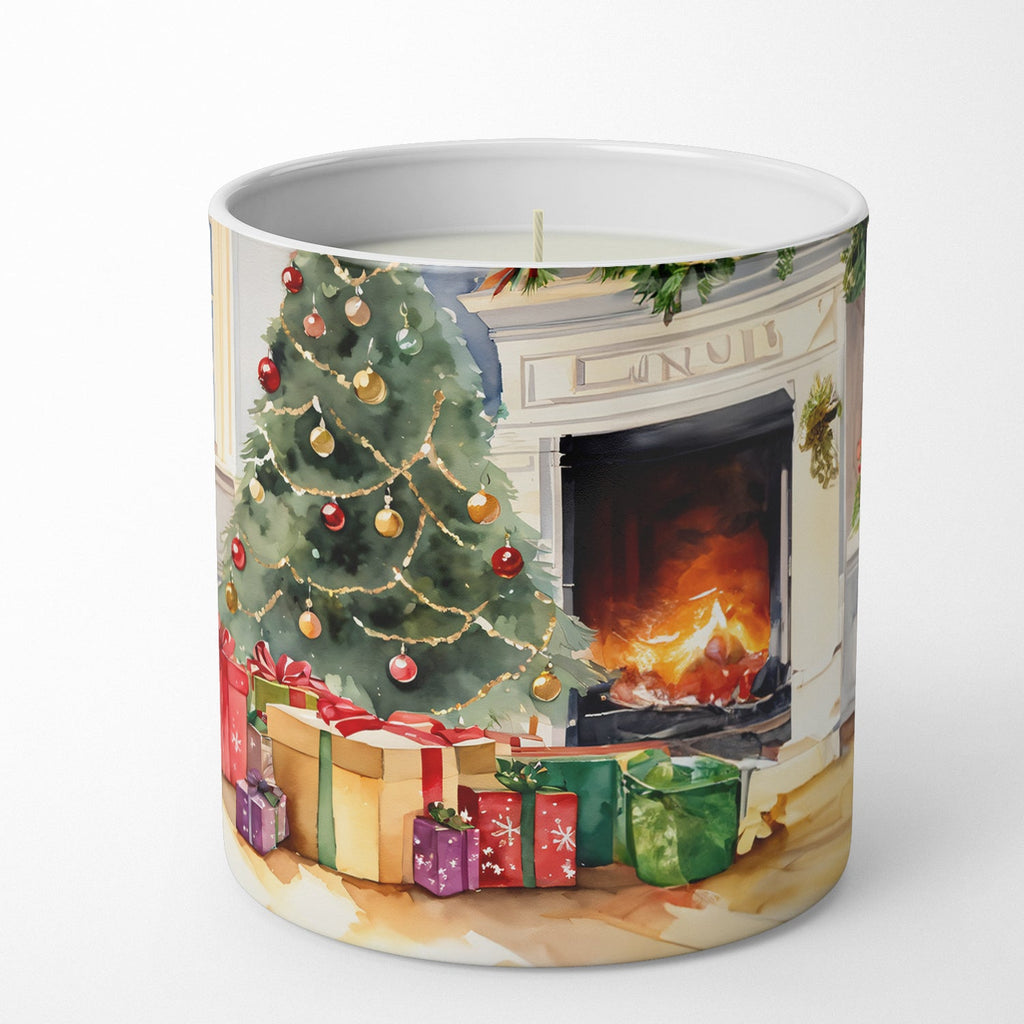 Brussels Griffon Cozy Christmas Decorative Soy Candle Nature Soy Wax Essential Oil Home Decor Ideal for Bedroom Kitchen Bath Office Gift, 10 oz