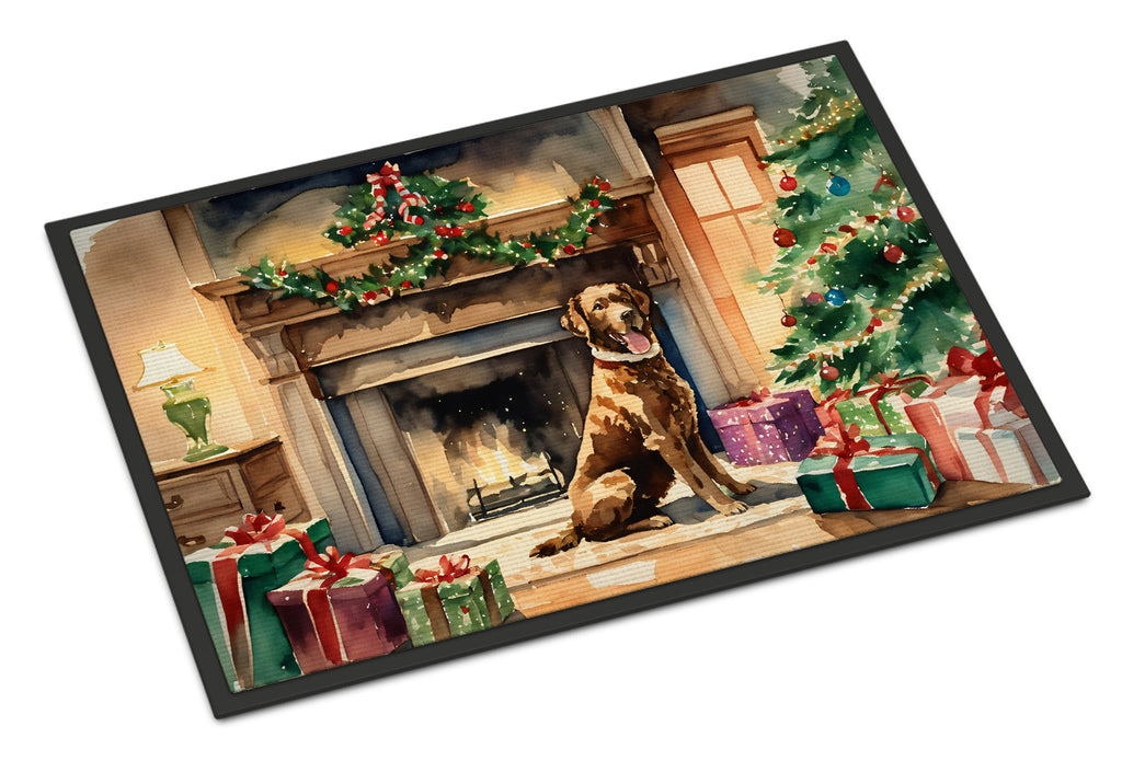 Chesapeake Bay Retriever Cozy Christmas Doormat Indoor Outdoor 24H X 36W Front Door Mat Rugs for Entryway, Non Slip Washable Low Pile,
