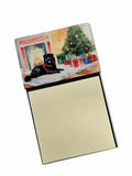 Chow Chow Cozy Christmas Watercolor Sticky Note Holder Refillable Dispenser Desk Accessory 3x3 Pad Gift