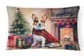 Corgi Cozy Christmas Decorative Throw Pillow 12x16 Indoor Outdoor Accent Cushion, Fabric Cover with Insert for Sofa, Bed, Porch & Living Room