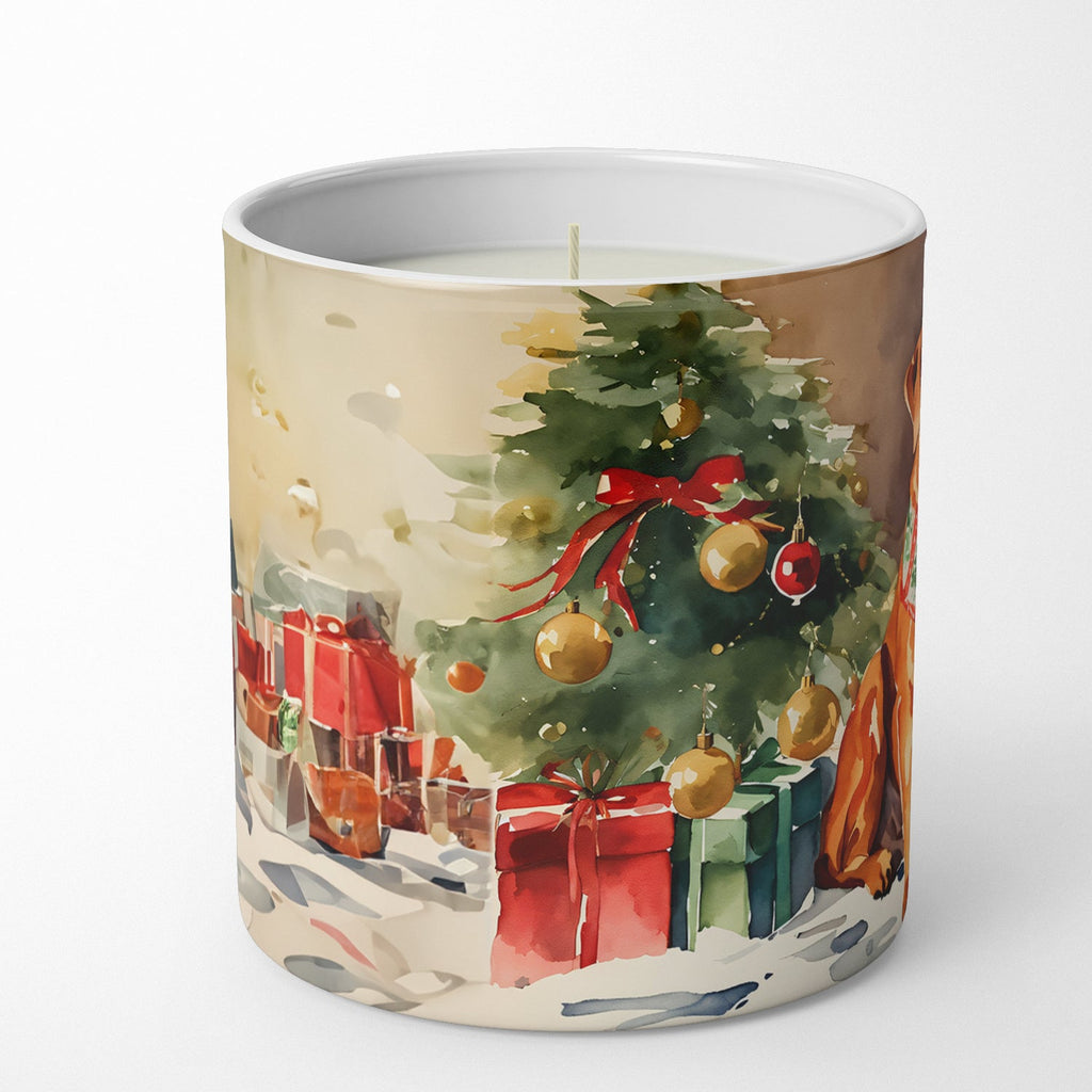 Dogue de Bordeaux Cozy Christmas Decorative Soy Candle Nature Soy Wax Essential Oil Home Decor Ideal for Bedroom Kitchen Bath Office Gift, 10 oz