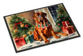 Dogue de Bordeaux Cozy Christmas Doormat Indoor Outdoor 18H X 27W Front Door Mat Rugs for Entryway, Non Slip Washable