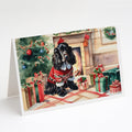 English Cocker Spaniel Cozy Christmas Greeting Cards Pack of 8 Blank Cards with Envelopes Whimsical A7 Size 5x7