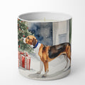 English Foxhound Cozy Christmas Decorative Soy Candle Nature Soy Wax Essential Oil Home Decor Ideal for Bedroom Kitchen Bath Office Gift, 10 oz