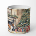 English Foxhound Cozy Christmas Decorative Soy Candle Nature Soy Wax Essential Oil Home Decor Ideal for Bedroom Kitchen Bath Office Gift, 10 oz
