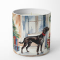 German Shorthaired Pointer Cozy Christmas Decorative Soy Candle Nature Soy Wax Essential Oil Home Decor Ideal for Bedroom Kitchen Bath Office Gift, 10 oz