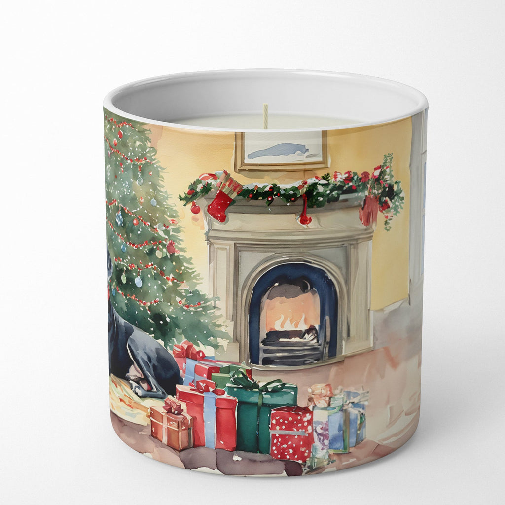 Great Dane Cozy Christmas Decorative Soy Candle Nature Soy Wax Essential Oil Home Decor Ideal for Bedroom Kitchen Bath Office Gift, 10 oz